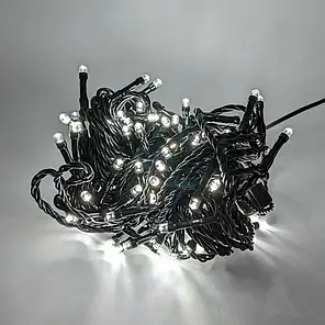 Вулична Led гірлянда Velmax V-SSL лінійна 7500К 100LED 10м IP65 чорний провід (ДЛЯ ПРОДЛ. ОСНОВНОЇ ГІРЛЯНДИ), фото 1