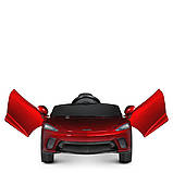 Дитячий електромобіль McLaren (2 мотори по 45W, 1 акум 12V7Ah, EVA) Bambi M 4638EBLRS-3 Червоний, фото 3