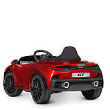 Дитячий електромобіль McLaren (2 мотори по 45W, 1 акум 12V7Ah, EVA) Bambi M 4638EBLRS-3 Червоний, фото 10