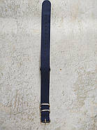 РЕМЕШОК НАТО NATO ZULU ЗУЛУ НЕЙЛОН 22 ММ синій, фото 3