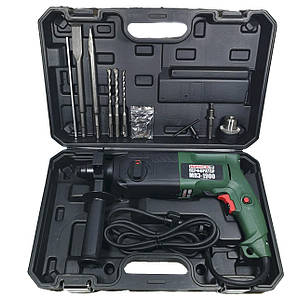 Перфоратор прямий Мінськ МПЕ-1900, SDS-Plus, 1900 Вт, 3 Дж, 4050 уд/хв, 870 об/хв, 3 режими, кейс