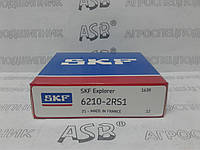 Подшипник SKF 6210-2RS1, 180210