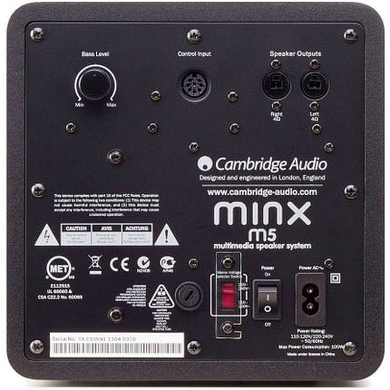Комплект акустики 2.1 Cambridge Audio Minx M5, фото 3