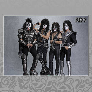 Плакат А4 Рок Kiss 012