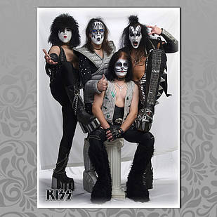Плакат А4 Рок Kiss 015