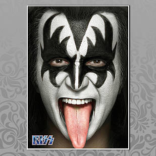 Плакат А4 Рок Kiss 018