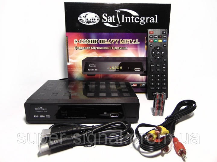 Спутниковый Ресивер Sat-Integral S-1228 HD HEAVY METAL — Купить ...