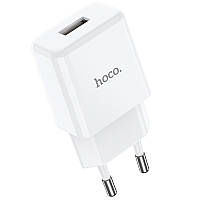 Сетевое зарядное устройство для телефона HOCO N9 |1USB, 2.1A| Белый