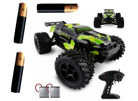 Машинка на радіоуправлінні OVERMAX Monster 45km/h дитяча машинка на дистанційному управлінні, фото 1