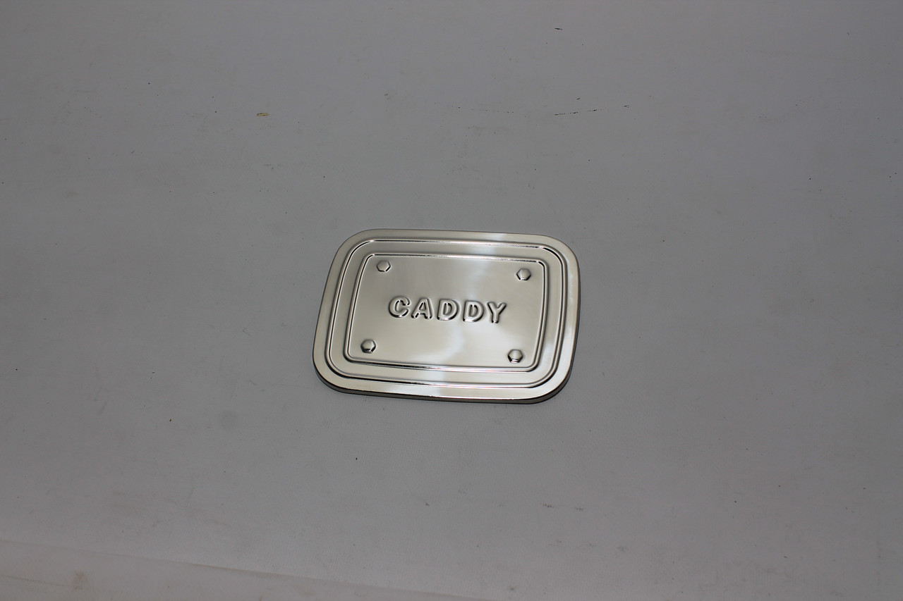 Хром накладка на лючок бензобак (Carmos) VW Caddy 2003-2015, фото 1