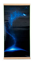 Електричний настінний нагрівач-картина Super "Тріо Космос", плівковий електрообогрівач 600W (ST)