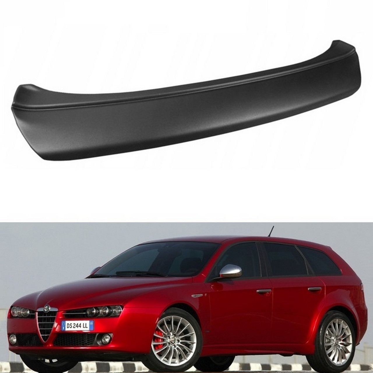 Пластикова захисна накладка на задній бампер для Alfa Romeo 159 SW 2006-2011