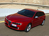 Пластикова захисна накладка на задній бампер для Alfa Romeo 159 SW 2006-2011, фото 9