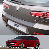 Пластикова захисна накладка на задній бампер для Alfa Romeo 159 SW 2006-2011, фото 10