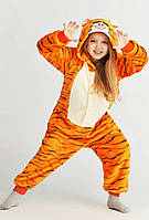 Детский Костюм Кигуруми, Пижама кингуруми Тигр для детей на взрослых детские пижамы взрослый 120 см
