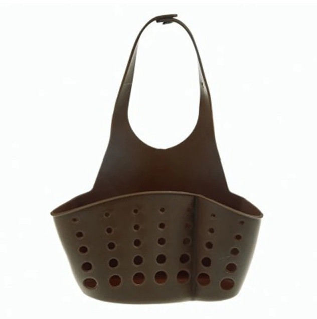 Підвісна кошик-органайзер для кухонних губок і приладдя, харчовий силікон ANGO, фото 1