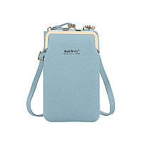 Женский кошелек Baellerry N8601 Light Blue портмоне для девушек Байлери стильный аксессуар (SKU_7440-26961)