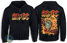 Толстовка на змійці AC/DC Explosion