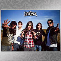Плакат А3 Рок Louna 008