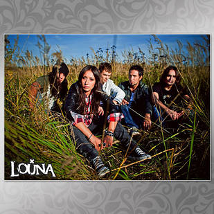 Плакат А3 Рок Louna 007