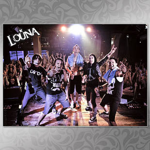 Плакат А3 Рок Louna 006
