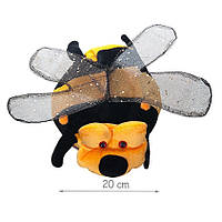 Шапка карнавальная для детей Пчелка с крыльями