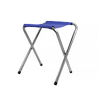 Табурет складной Lesko SJD-02 Blue туристический стул для сада пикника кемпинга 34*32 см (SKU_7614-27830)