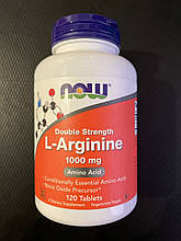 Аргинин Now Foods L-Arginine 1000mg 120 tabs