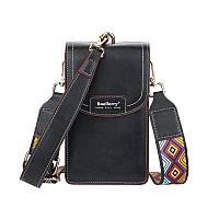 Женская сумочка-кошелек Baellerry N8608 Black вертикальный для смартфона (SKU_7442-26380)