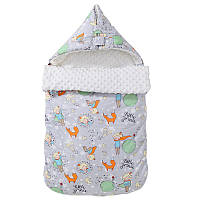 Конверт-одеяло Lovely Baby Lesko J21 Little Prince для малыша новорожденного на выписку (SKU_8176-29198)