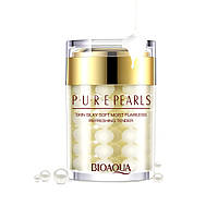 Крем для лица Bioaqua Pure Pearls с натуральной жемчужной пудрой увлажняющий 60 мл Оригинал (SKU_4563-13468)