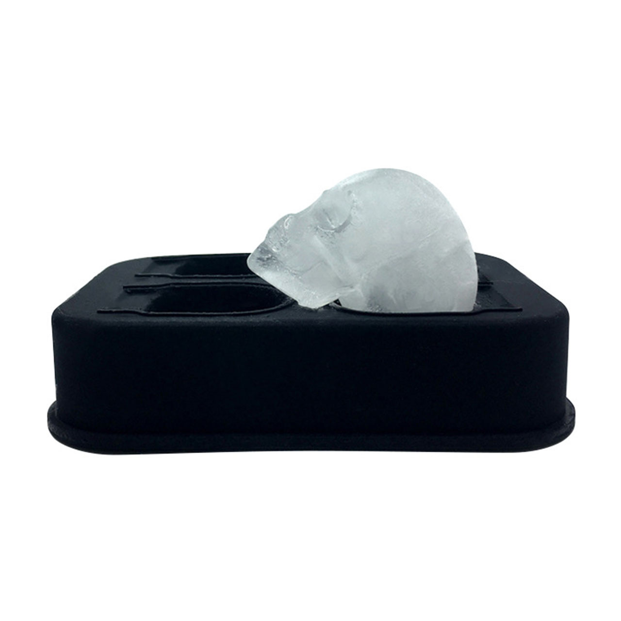 Силиконовая форма для льда CUMENSS Череп Black кубики льда для охлаждения напитков (SKU_3472-10075) - фото 4 - id-p1504723049