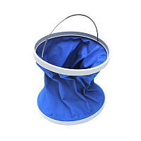 Автомобильное складное ведро Foldaway Bucket Blue туристическое компактное для мойки машины (SKU_3692-12667)