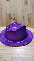 Карнавальні капелюхи (підліткові) Вечірка Блискітки фіолетовий