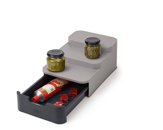 Компактний ярусний органайзер з висувним ящиком Joseph Joseph, CupboardStore, 85145, фото 2