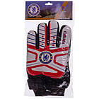 Рукавиці воротарські дитячі CHELSEA BALLONSTAR FB-0028-01 розмір 5-8 червоний-білий-чорний, фото 5