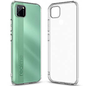 Чохол накладка для Realme C11 силіконовий ультратонкий, Air Case Прозорий