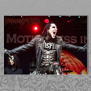 Плакат А3 Рок Motionless in White 002