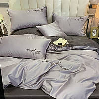 Комплект сатинової постільної білизни Полуторного розміру високої якості