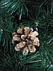 Ялинка 1,8 м європейська з шишками штучна зелена, Святкова новорічна ялинка для будинку, фото 5