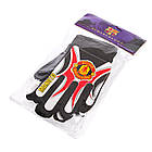 Рукавиці воротарські дитячі MANCHESTER BALLONSTAR FB-0028-08 розмір 4-8 чорний-білий, фото 4