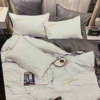 Комплект сатинової постільної білизни Полуторного розміру високої якості