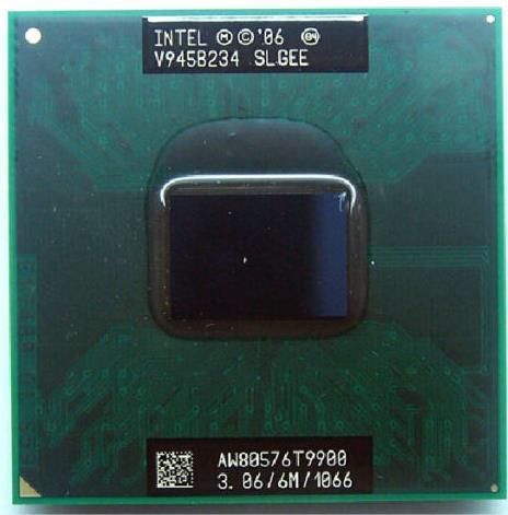 Процесор для ноутбука Intel Core 2 Duo T9900 SLGEE 3.01/1066MHz/6MB 35W PM45 GM45 Socket P, фото 1