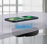 Бездротова зарядка Qi-120 (10W, 40 мм) прихованого монтажу + адаптер живлення, фото 3