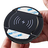 Бездротова зарядка Qi-120 (10W, 40 мм) прихованого монтажу + адаптер живлення, фото 4