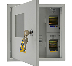 Щит обліку ЩУР-1Ф-4А-В електронний IP31 (прихований монтаж), фото 1