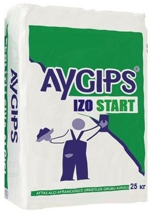 Штукатурка гіпсова Izogips AYGIPS, 25кг, фото 1