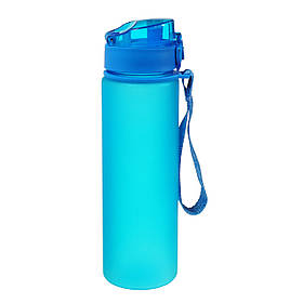 Пляшка для води Supretto 560 мл, спортивна фляга, Блакитний