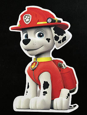 Нашивка Щенячий патруль Маршал 135х235 мм, фото 1