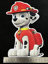 Нашивка Щенячий патруль Маршал 135х235 мм, фото 3